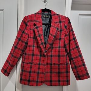 Requirements Petite Plaid Jacket